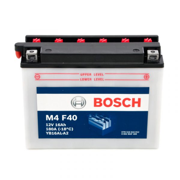 Аккумулятор для снегохода Ямаха в интернет-магазине Bosch M4 F40 (YB16AL-A2) 16 А/ч купить