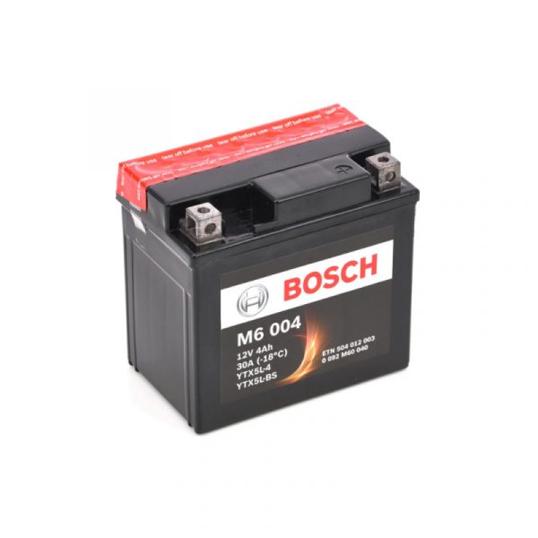 Мото аккумулятор Bosch M6 004 (YTX5L-BS) AGM 4 А/ч купить с бесплатной доставкой