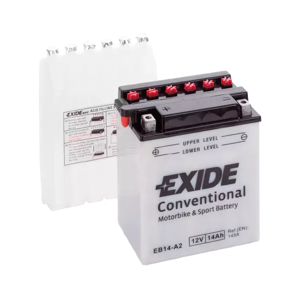 Мото аккумулятор Мото аккумулятор Exide Conventional EB14-A2 (YB14-A2) 14 А/ч заказать в интернет-магазине